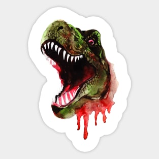 Bloody Dinosaur Sticker